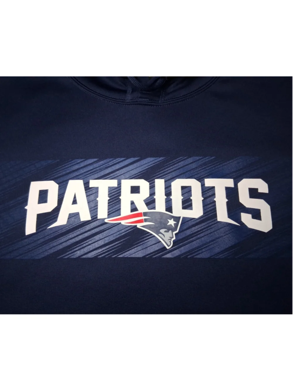 New England Patriots Men's Medium Hoodie Nike NFL Training Equipment Navy Blue